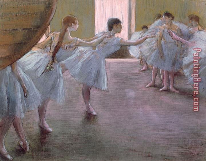 Edgar Degas Dancers at Rehearsal
